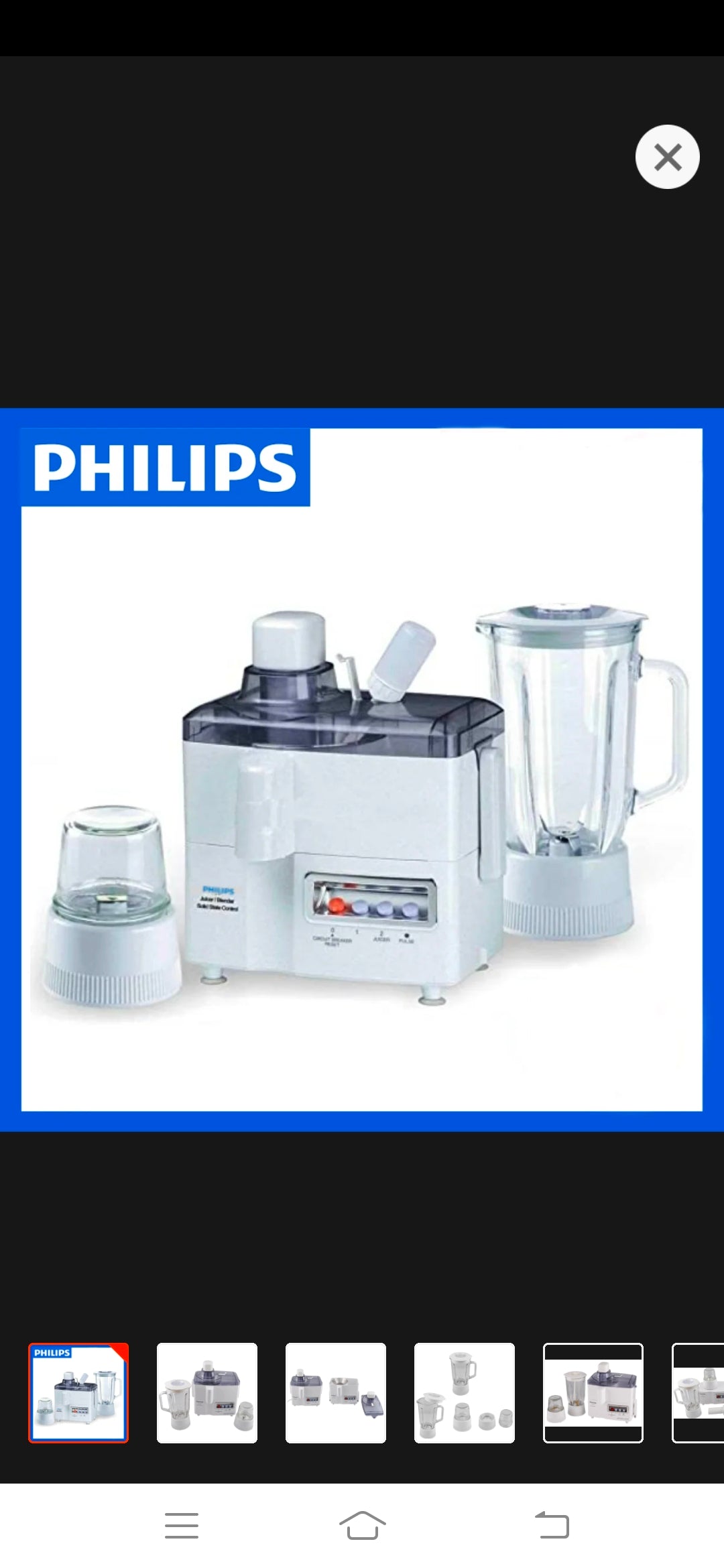 Philips 3 in 1 juicer blender