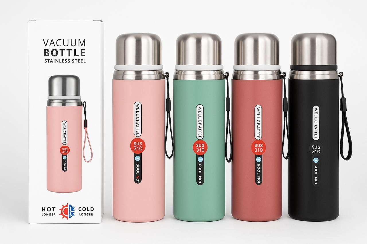 800ml Premium Well Crafted Stainless Steel Water Bottle
