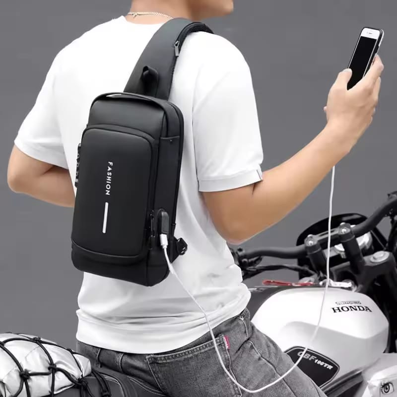 Imported Unisex Cross Body Bag Men Anti Theft Chest Shoulder Bag