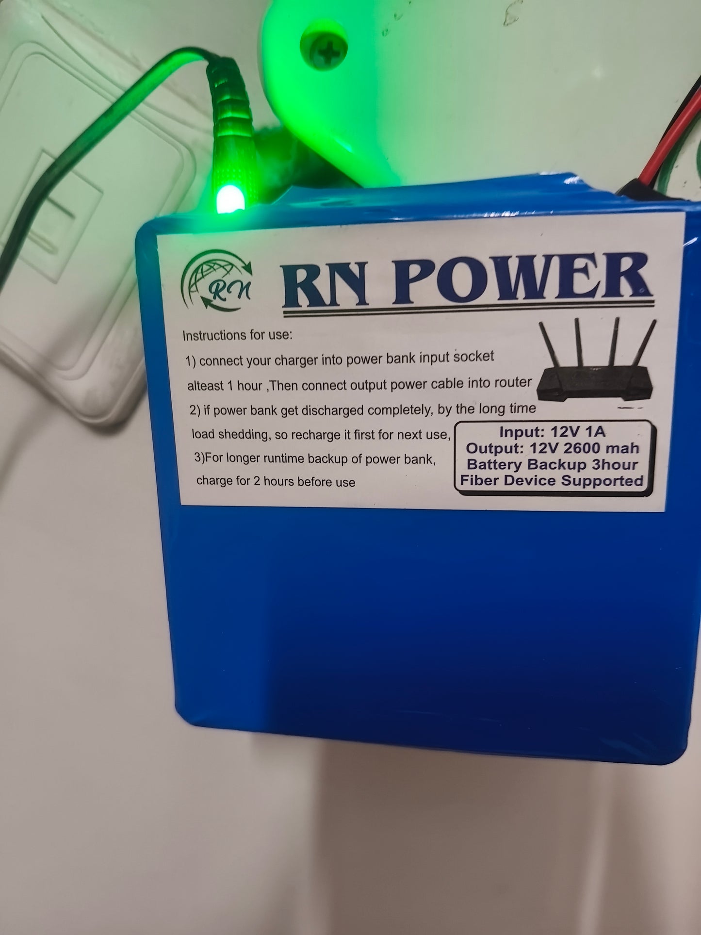 Wifi power bank 3 hours backup