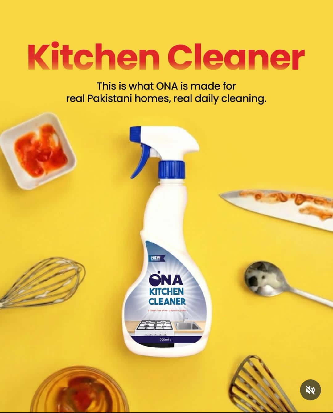 ONA kitchen cleaner