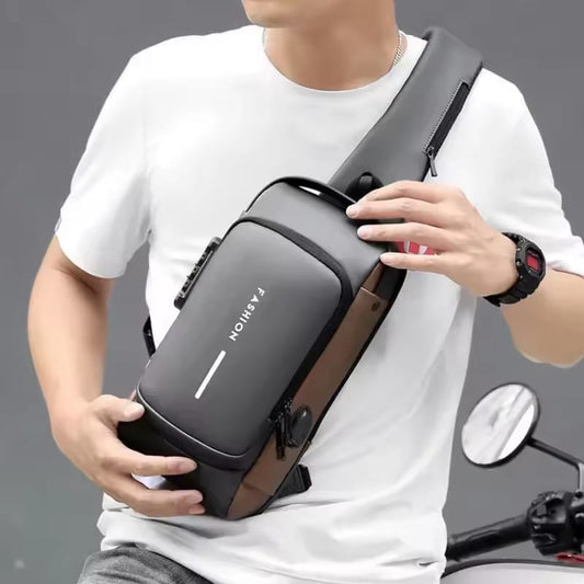Imported Unisex Cross Body Bag Men Anti Theft Chest Shoulder Bag