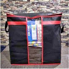 Black Storage Bag Red Lining