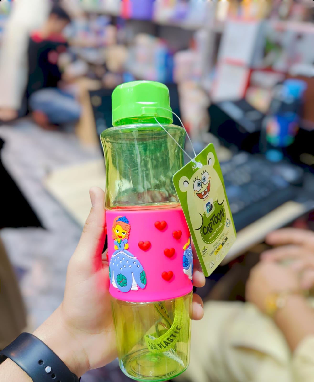 Cartoon Bottle For Kids. Material: Plastic
