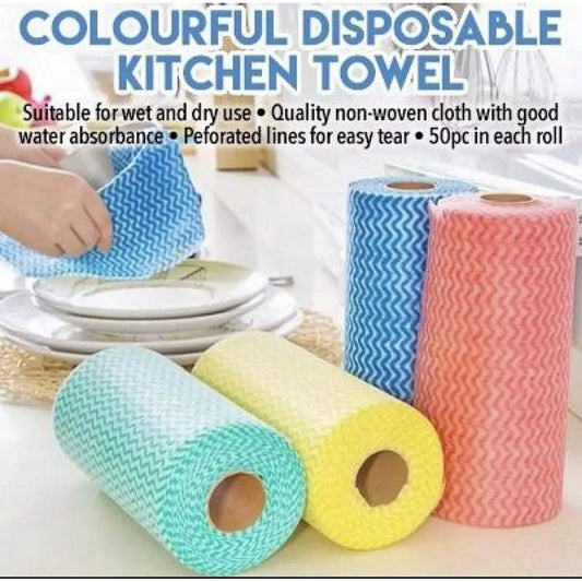 Colorful Disposable Kitchen Towel