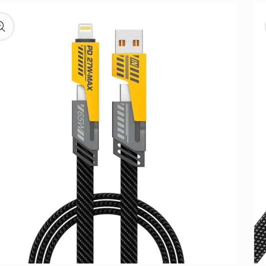 Transformer 65W Fast Charging Cable 5 in 1