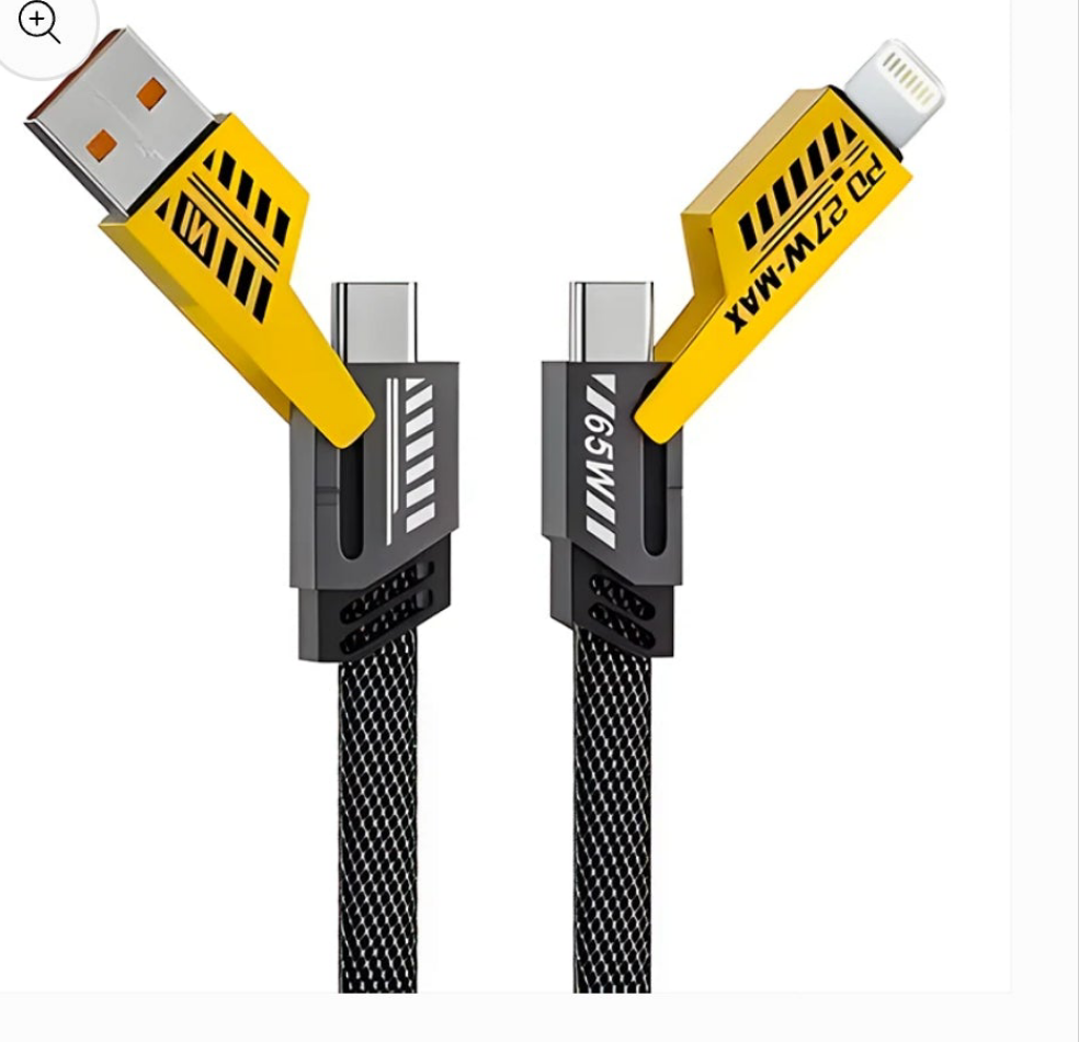 Transformer 65W Fast Charging Cable 5 in 1