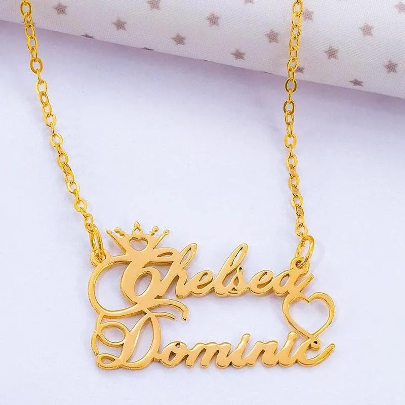 Personalized Gold Plated Necklace