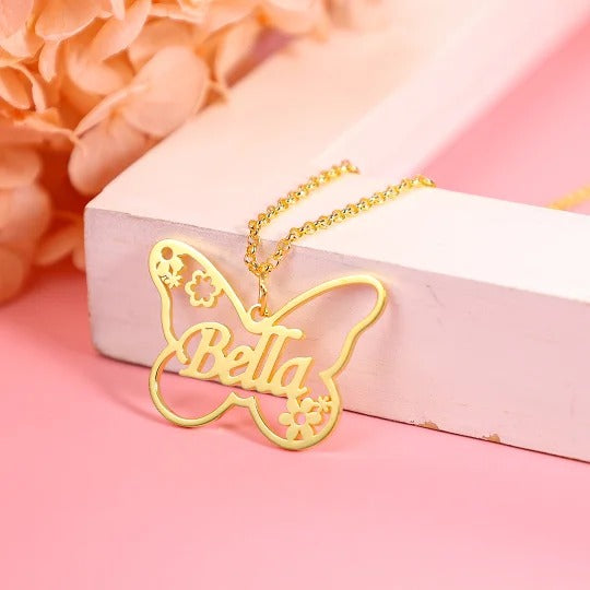 Personalized Gold Plated Necklace