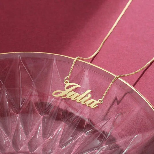Personalized Gold Plated Necklace
