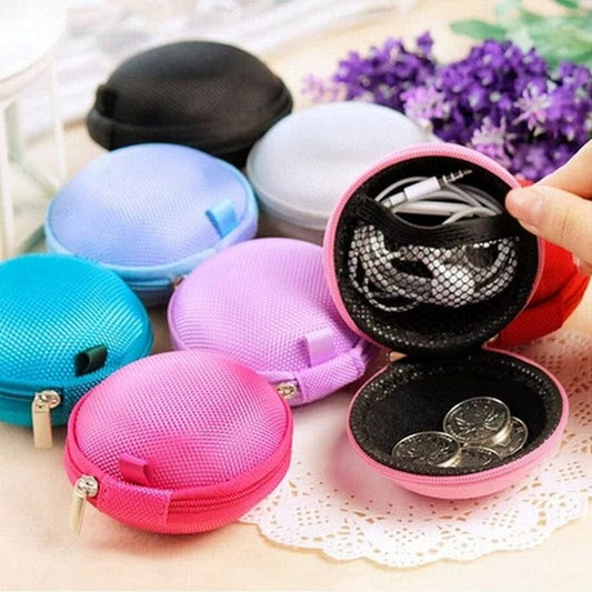 Portable Earphone & Sim Card Pouch pack of 4 pcs