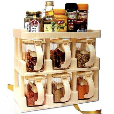 MASTER CHEF 6 PCS CHILLI SPICE RACK