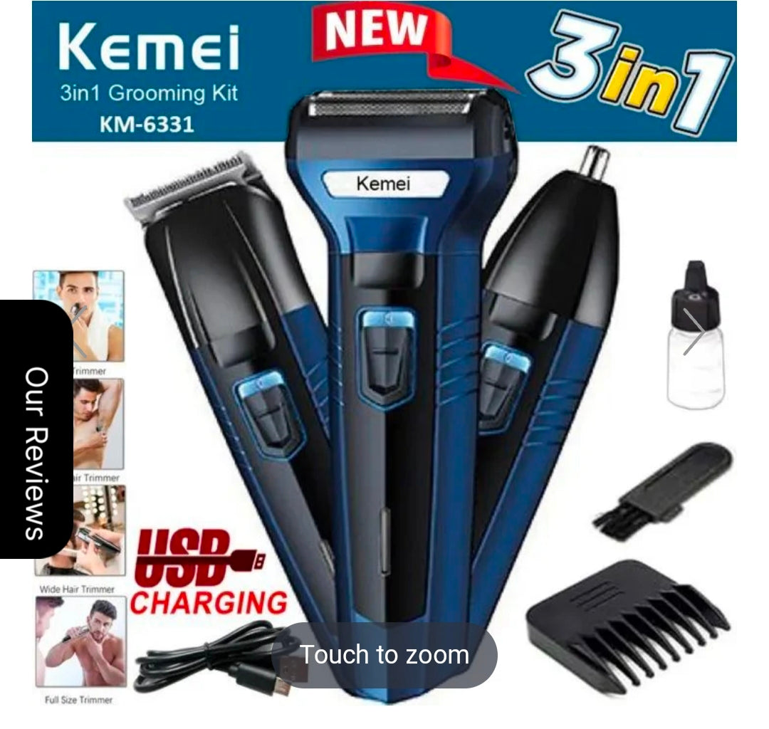 Kemei Trimmer 3 in 1