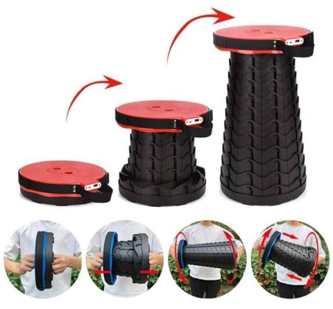 Outdoor telescopic stool