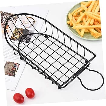 Cabilock chips basket chicken serving tray wire chips oval