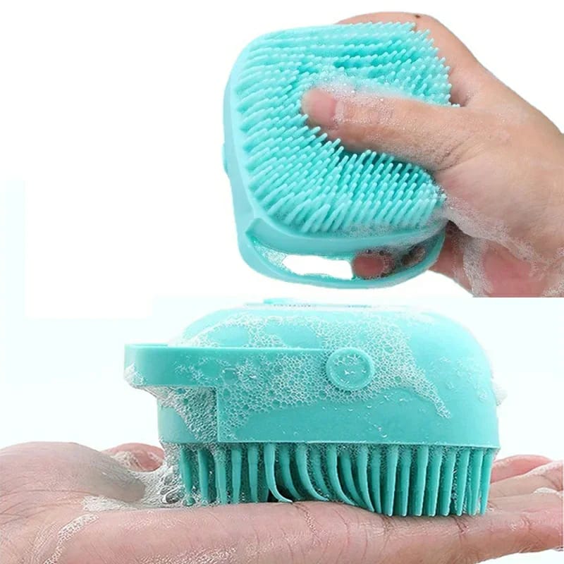 SILICONE BATH BRUSH.