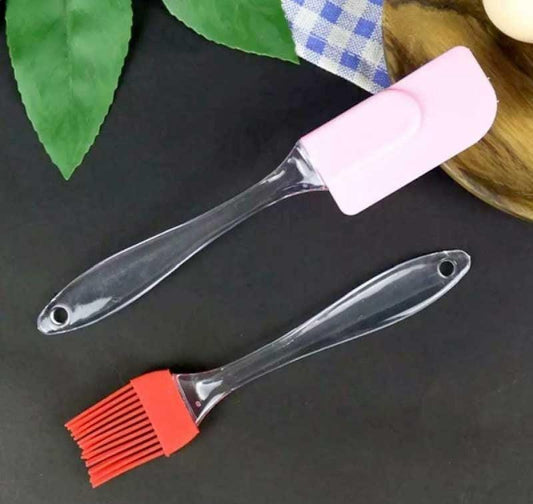 Silicon Spatula Brush Set
