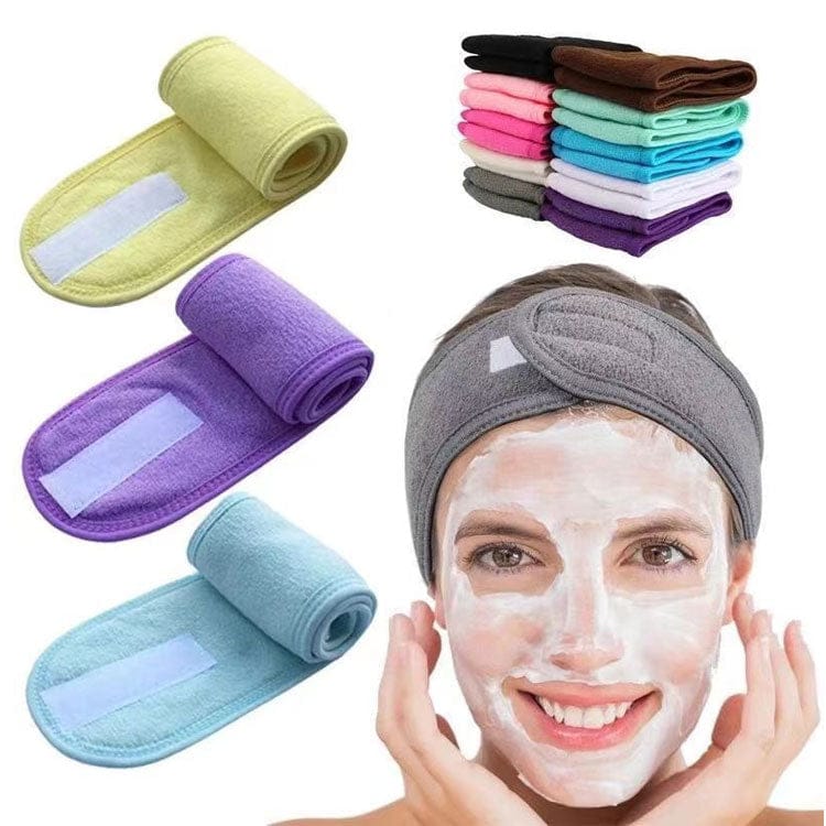 Soft Toweling Hair Accessories Girls Headbands for Face Washing