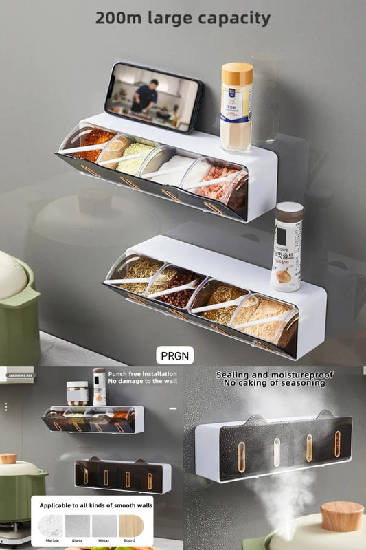 Wall Mounted Spice Rack