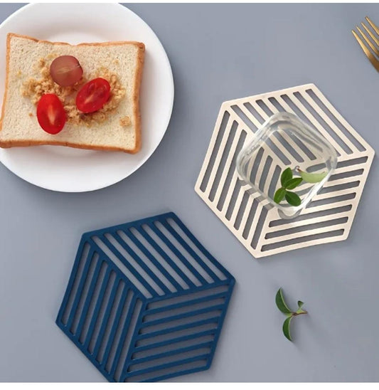 pack of 5  SILICON HEAT PLACEMAT
