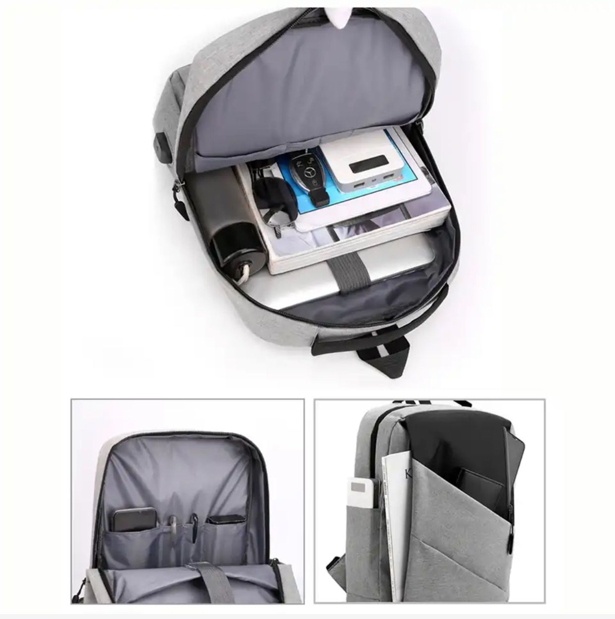 3 pcs Imported Large Size Laptop Style Backpacks