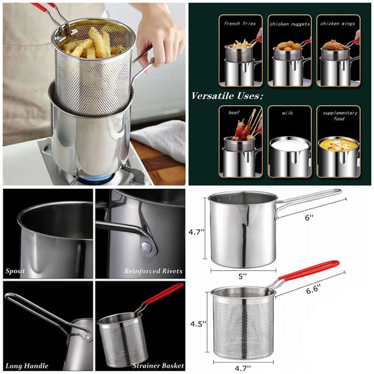 Fryer Pot With Stainer imported