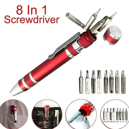 8 in 1 Pen Screwdriver Tool