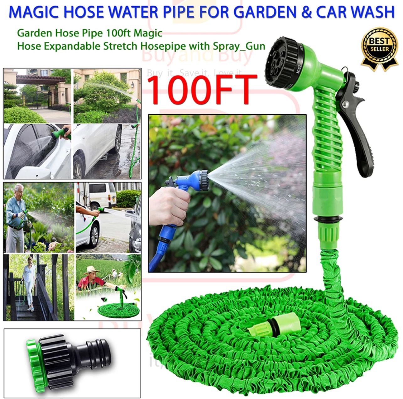 100 FT Magic Hose Water Pipe