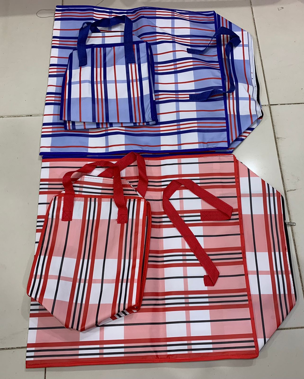 Woven bag 2 pcs set