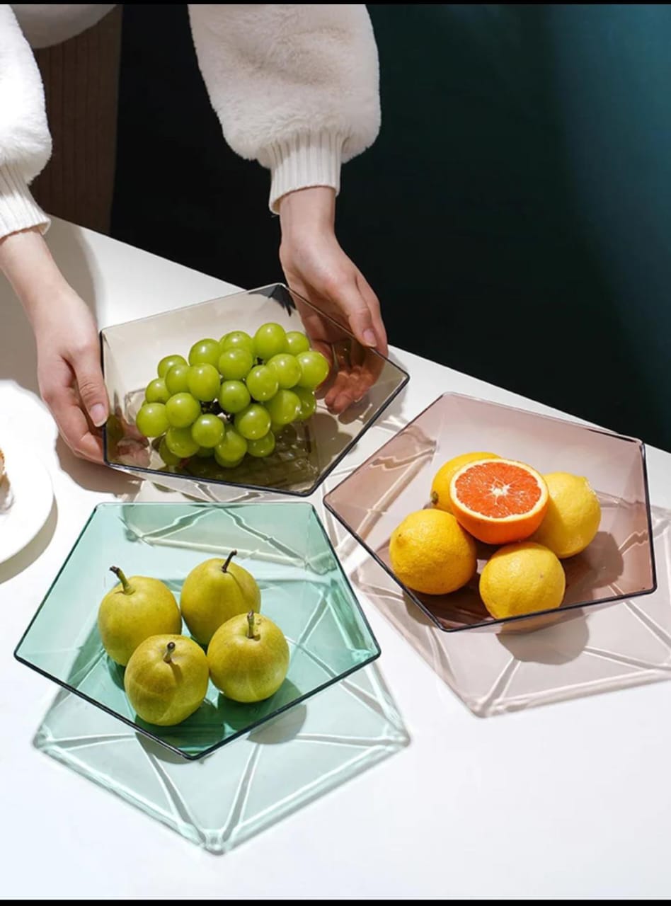 1pc Creative Home Fruit Plate  Serving Tray