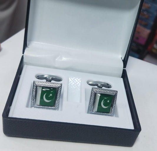Pakistani Flag CUFFLINK