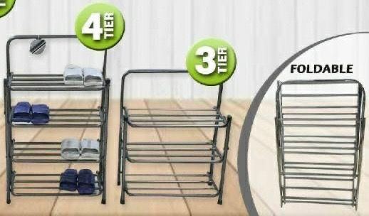 Foldable Metal Shoe Rack