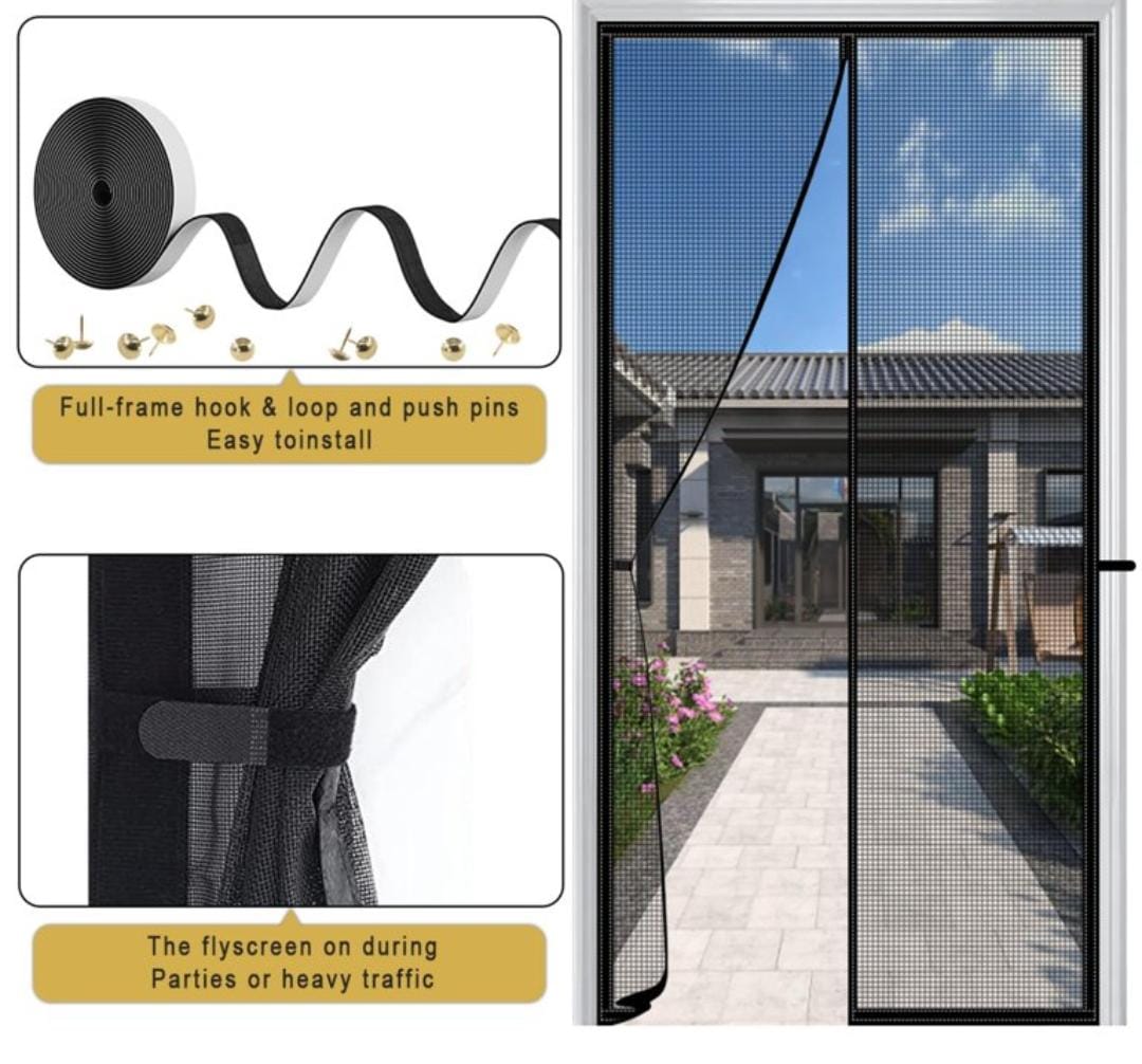 Magic mesh hand free door 🚪