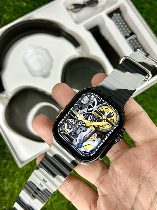 P9 ULTRA 2
LATEST MODEL
SMART WATCH COMBO WITH P9 HEADPHONES