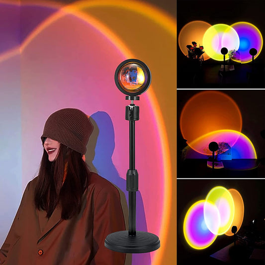Sunset Color Changing Lamp for Photoshoot or Room Decoration