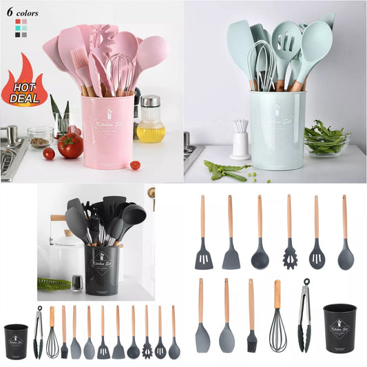 Silicone Utensils 12 pcs Set