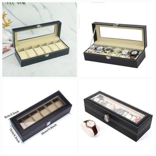 6 Slots Watch Box