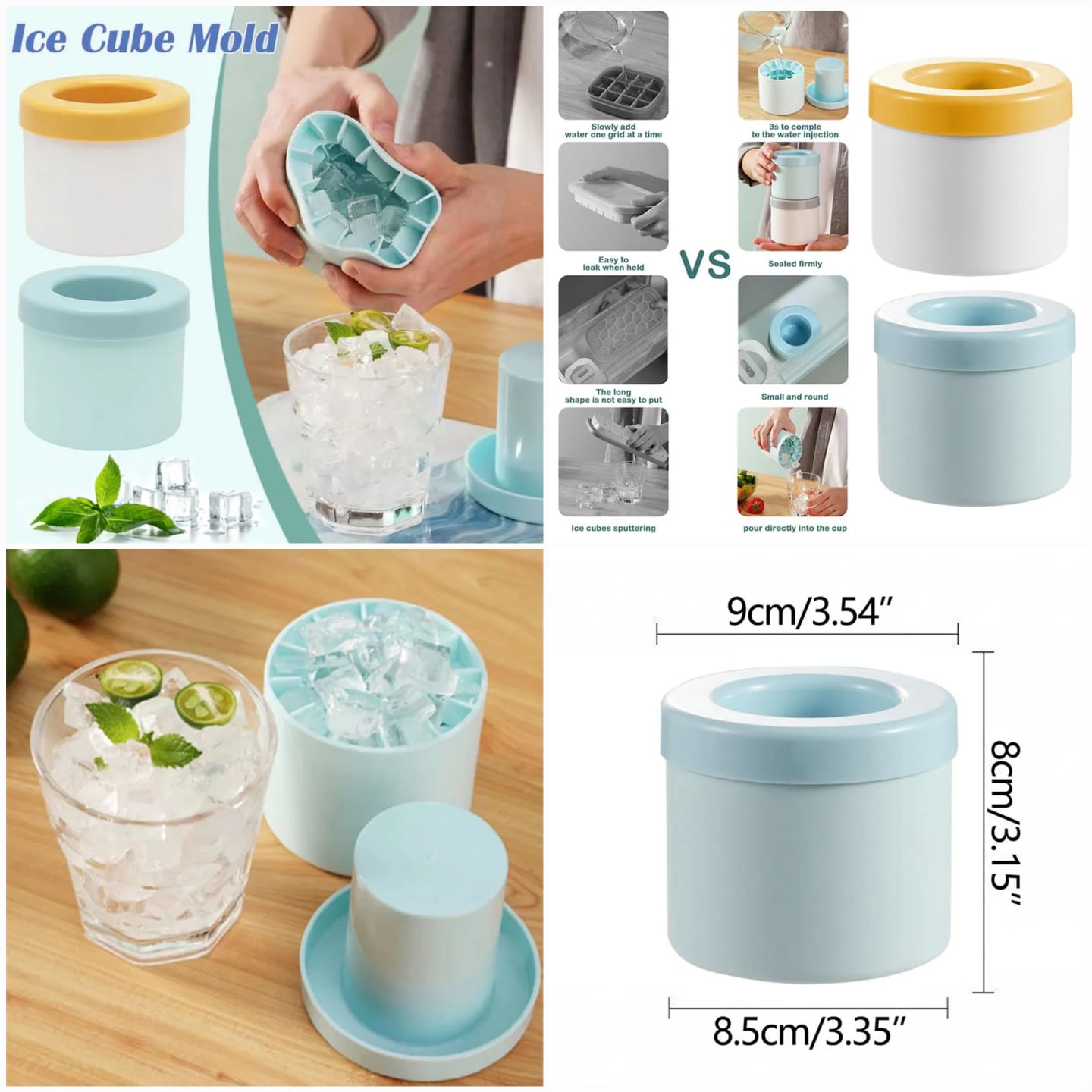 *Silicone Ice Bucket Mould