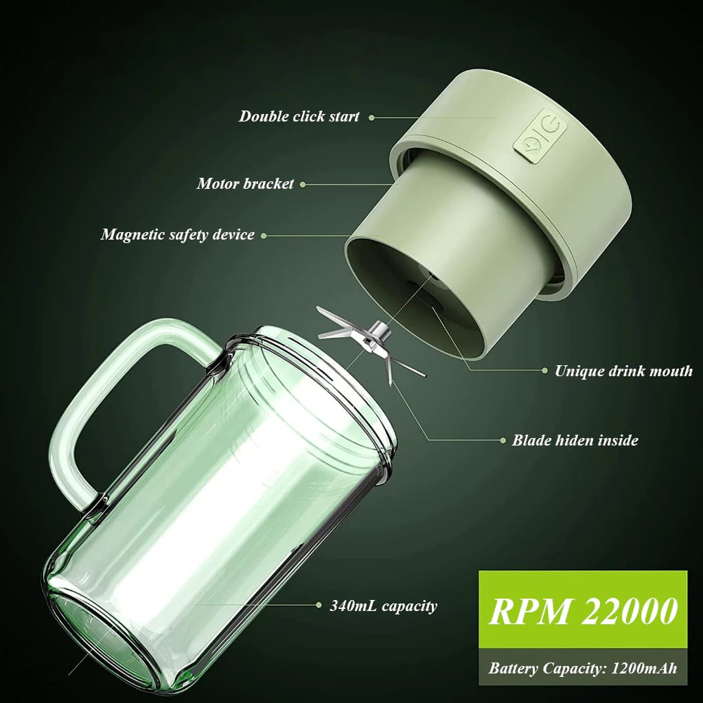 Wireless Juicer Cup Portable Juice Blender