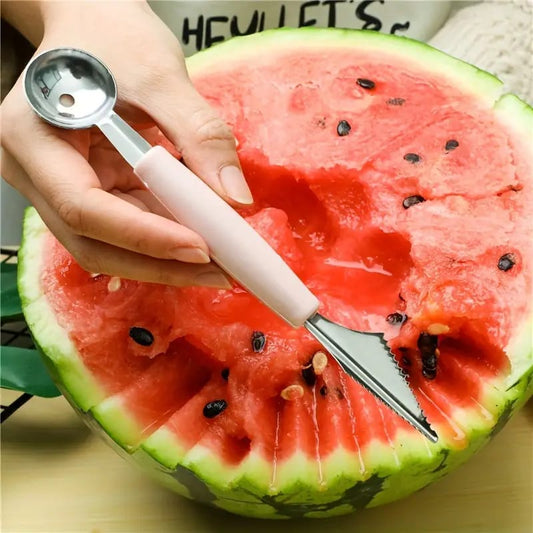 Stainless Steel Melon Baller and Carving Knife Set