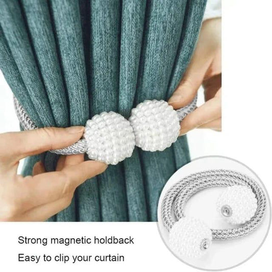 2 PCS Magnetic Diamond Shape Curtain Rope