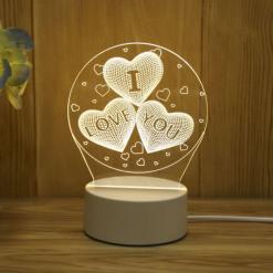 Night Light 3D Illusion Lamp