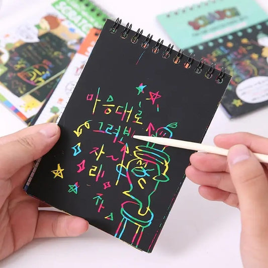 Rainbow Scratch Art Notebook & Pen Set