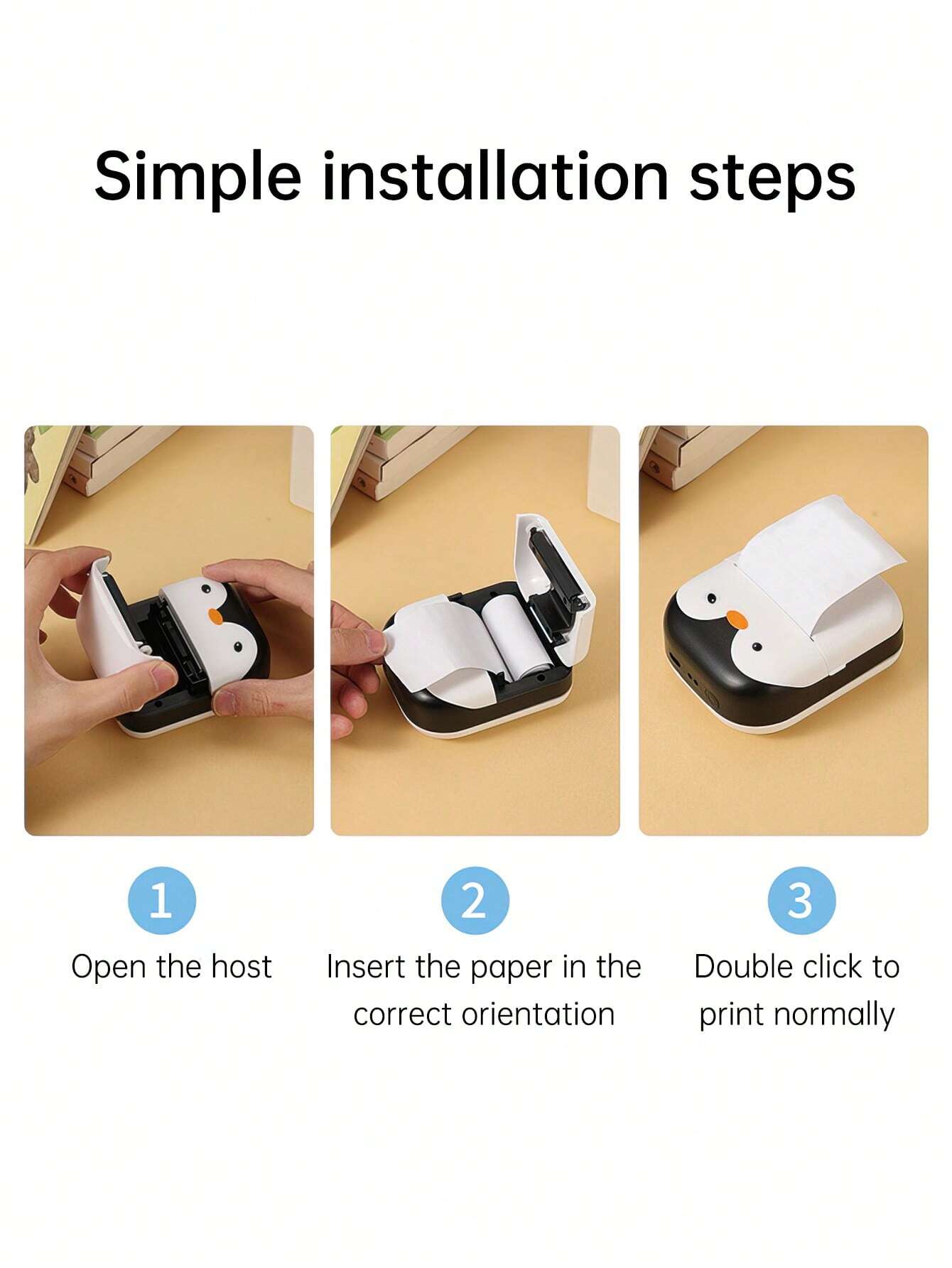 Penguin Mini Printer Mini Printer