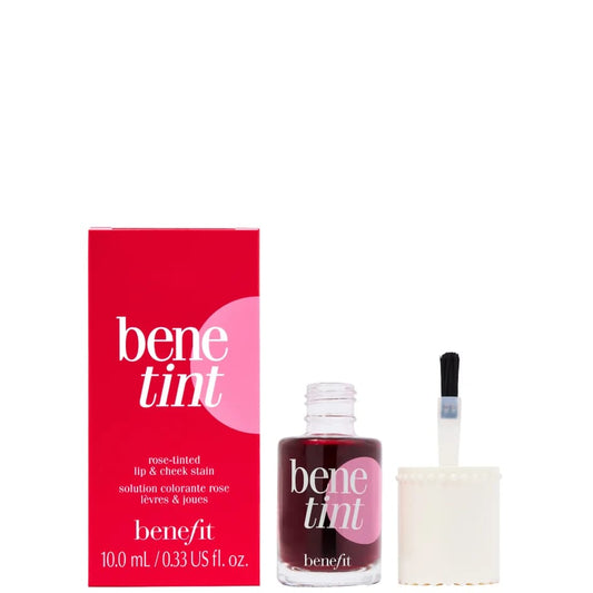 benefit Bene Tint Rose Tinted Lip & Cheek Stain 10ml Black cap