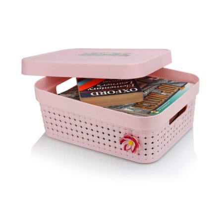 Pack of 2 Multipurpose Plastic Storage Basket