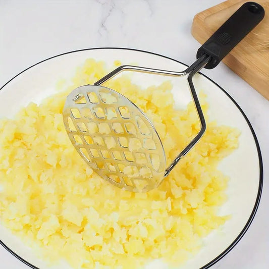 Stainless Steel Potato Masher 1pc with Non-Slip Handle