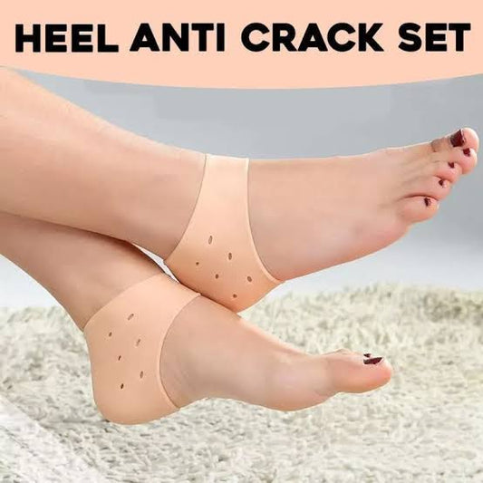 Anti-Crack Silicone Half Heel Socks