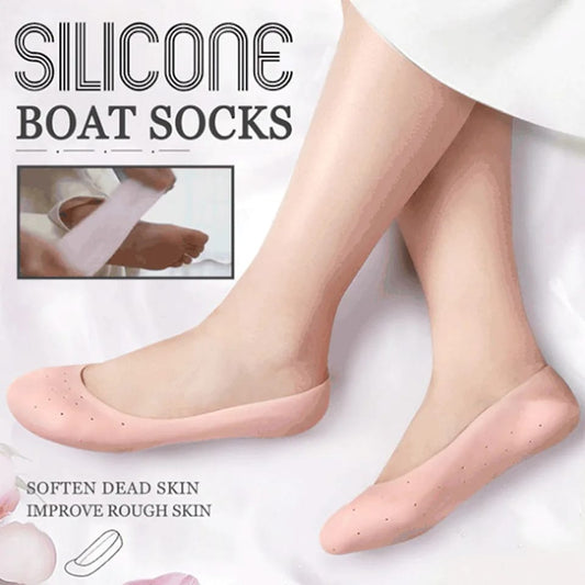 Anti-Crack Heel Silicone Full Socks