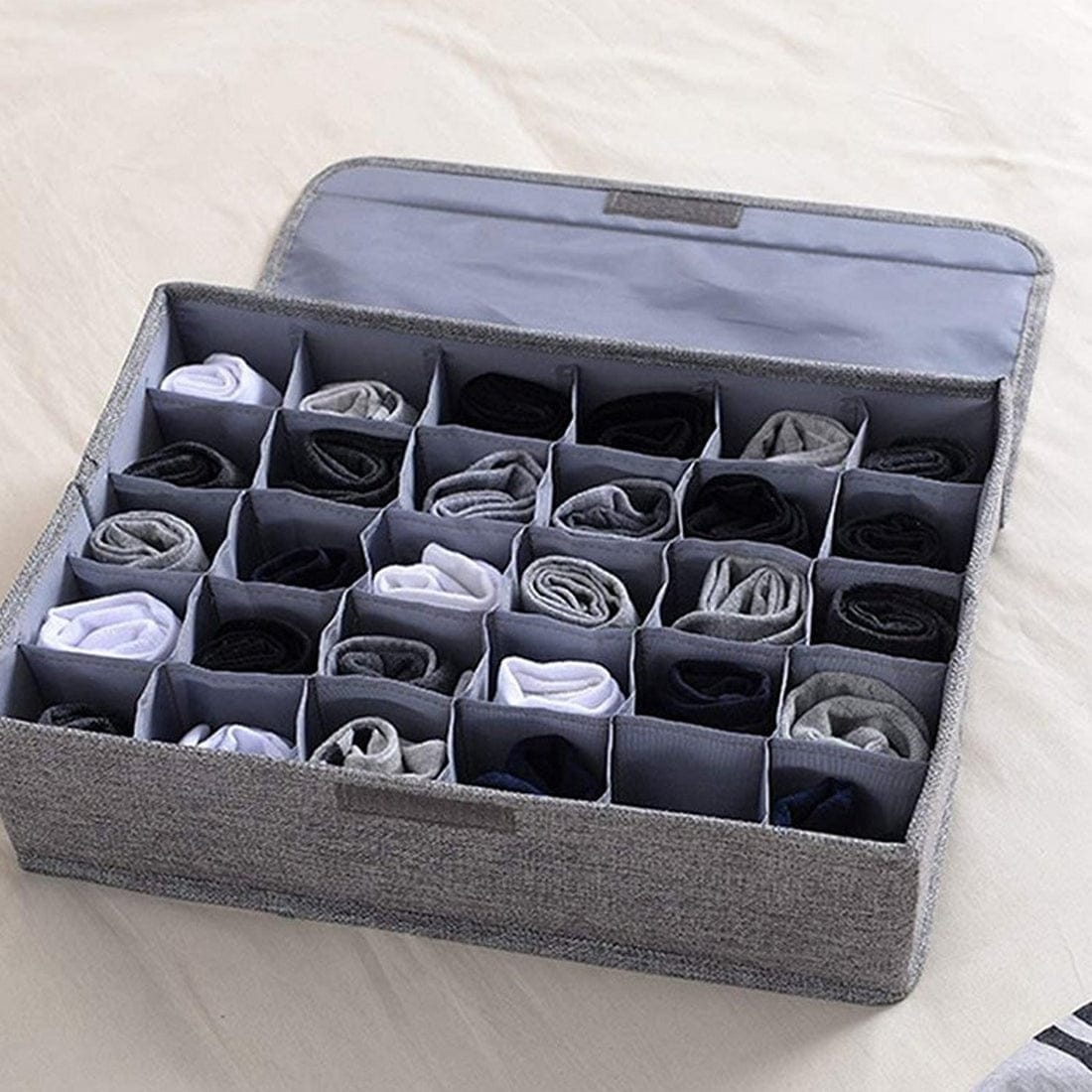 24Grids Underwear Socks Storage Organizer